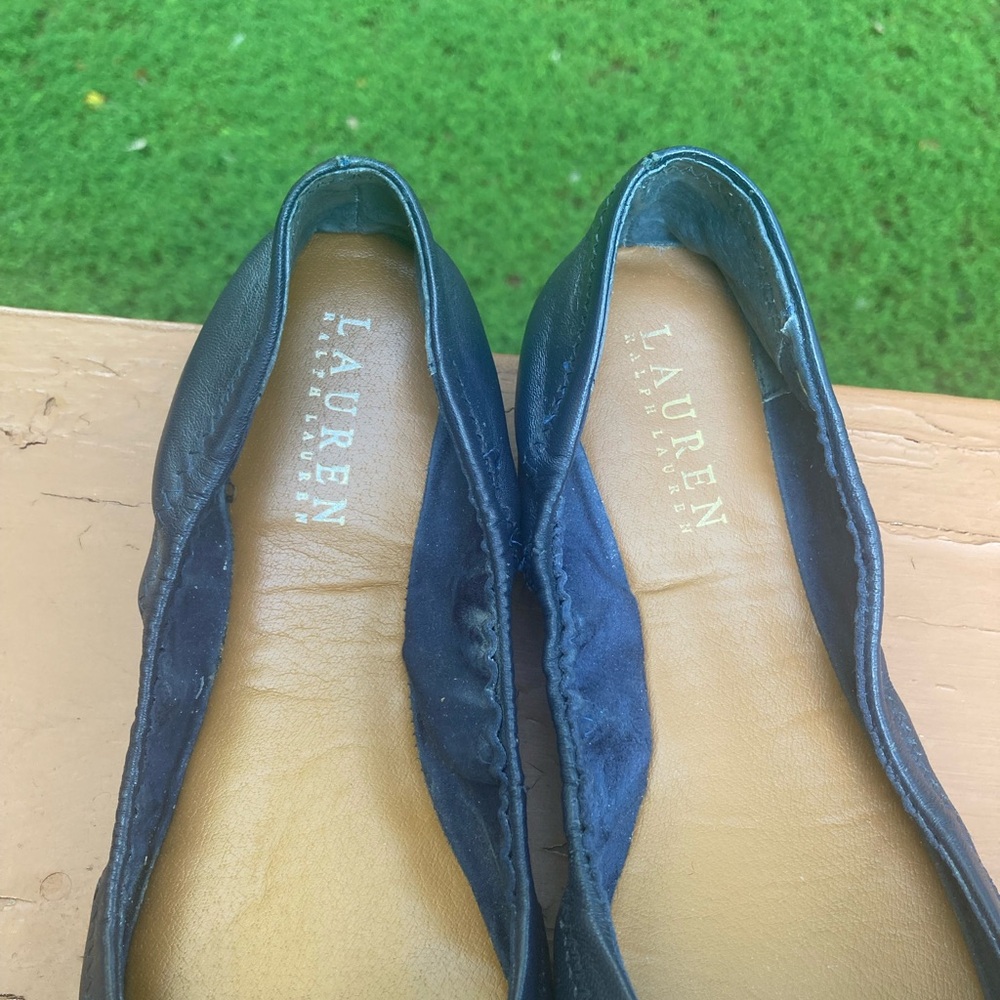 Lauren Ralph Lauren blue leather flats - Picture 13 of 15